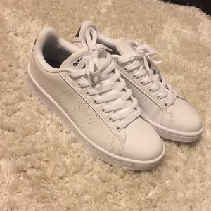Adidas All White Sneakers